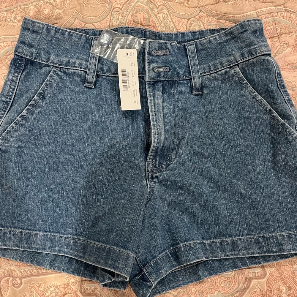 Crew Jean shorts, new with tags